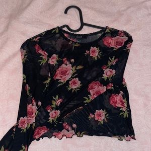 SHEER FLORAL LONG SLEEVE🌺✨